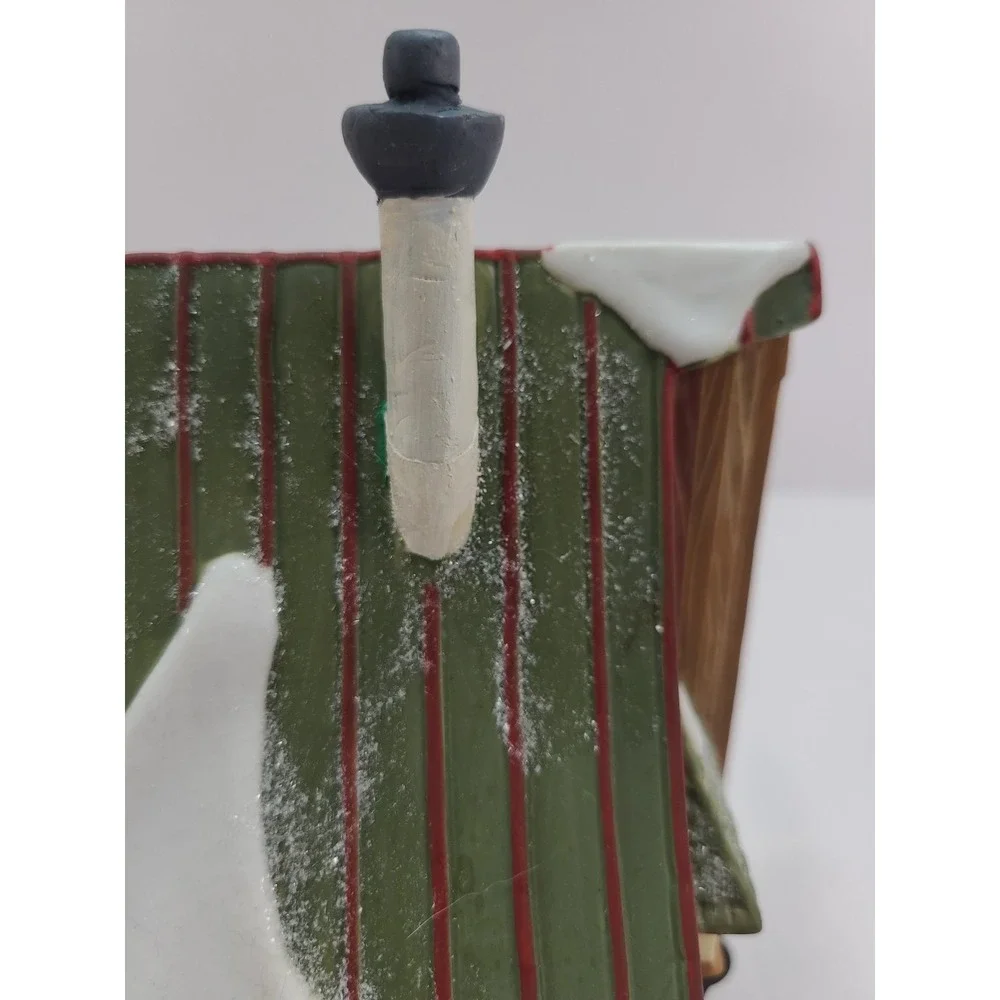 Department Dept 56 GIFT WRAP & RIBBONS North Pole Series REPAIRED Lighted